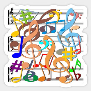 Musical Notes Sticker